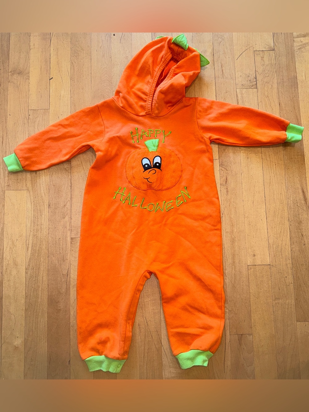 Vintage Fun Stuff Y2K 90’s Halloween Pumpkin Romper / Costume 24 months JOL